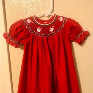 Smock Christmas dress